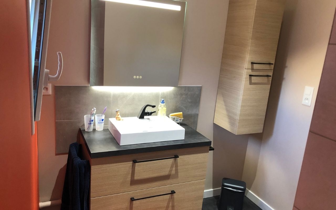 Création salle de douche – Beaumont en Véron 2019